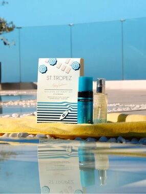 $52 msrp new sealed St. Tropez Golden getaway self tanning kit limited edition